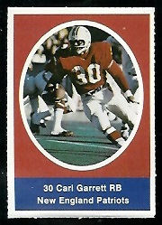 1972 Sunoco Stamps      370     Carl Garrett